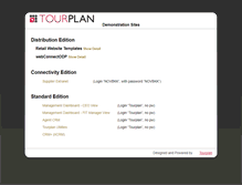 Tablet Screenshot of demo2.tourplan.com